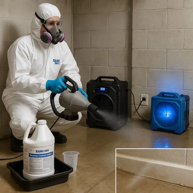 Sanitization and Odor Removal process in Hallowell, ME